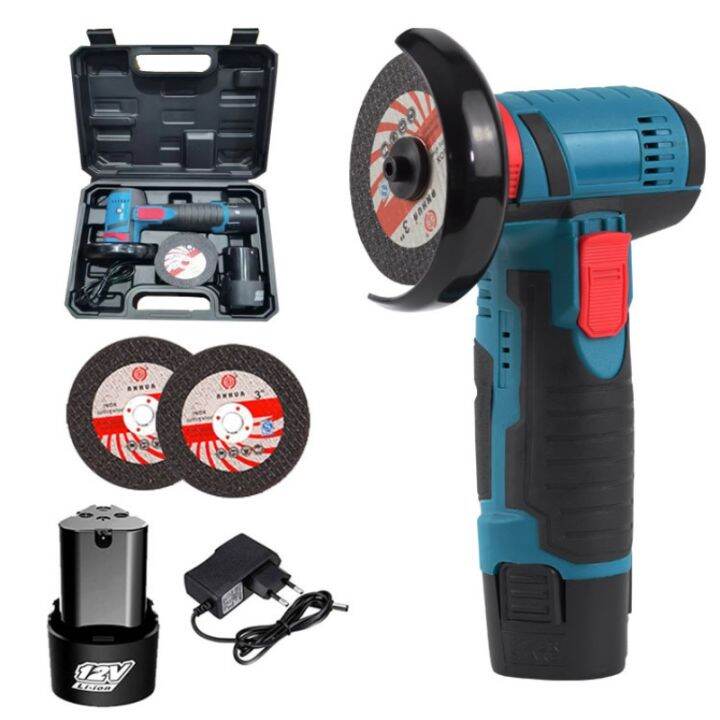 12V Brushless Angle Grinder with Rechargeable Lithium Cordless ...