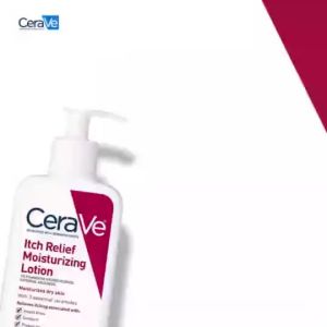 CeraVe Itch Relief Moisturizing Cream 340g / Moisturizing Lotion 237ml ปรับปรุงผิวแห้ง ปัญหาผิวหยาบกร้าน เช่นผิวเป็นขุยและอาการคัน