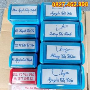 Làm con dấu cá nhân con dấu chữ ký theo yêu cầu tại Hà Nội