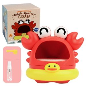 EAURA Tương tác Máy thổi bong bóng Hoạt hình Cá Mập Xà phòng bong bóng máy Máy làm xà phòng Cua Đồ chơi tắm Trẻ em