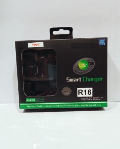 Charger OPP R16 Super Vooc Flash Charging Smart Charger Full Black