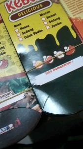 paket hemat kertas kebab 150pcs bahan ivory tebal