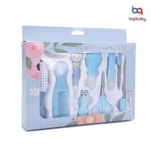 10Pcs Baby Nail Trimmer Grooming Kit Newborn Baby Nail Clipper Safety Care Set Baby Safety Brush Gift Box