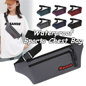 【COD】Crossbody Bag For Men Women Waterproof Waist Belt Bag Chest Bag Korean Fashion Sports Leisure