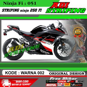 STRIPING NINJA 250FI VARIASI 051