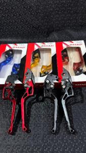 MAGAZI BRAKE LEVER HONDA CLICK V2 / V3 / V4 ( NON COMBI BRAKE ) ADJUSTABLE HANDLE BRAKE LEVER / CNC LEFT AND RIGHT BRAKE LEVER FOR CLICK125i / CLICK150i / AIRBLADE