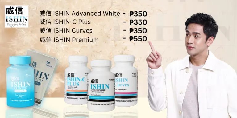 ISHIN Glutathione White Japan Formula 10x Whitening Pearl White 60 Capsules  Vitamin C Ishin Curves Glutathione Collagen | Lazada PH
