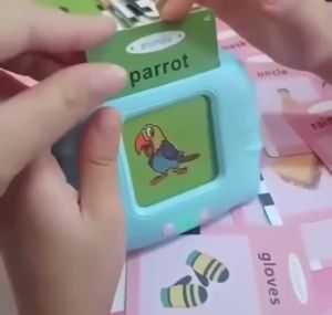 Kids Talking Flash Cards 2 in 1 Learning hine 255 Cards 510 Words USB Rechargeable