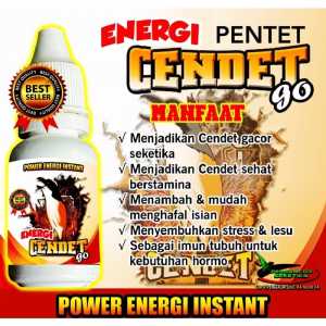 ENERGI CENDET LOMBA Multivitamin Metabolisme Suplemen Doping Booster Penggacor Burung Cendet