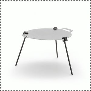 ชั้นวางจาน มั่นคงและไม่สั่นไหว แท่นบาร์บีคิว สนาม ติดตั้งอย่างรวดเร็ว ตั้งแคมป์กลางแจ้ง เบา หลายรูปแบบ