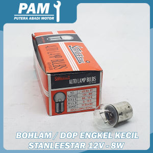 Bohlam Dop Lampu Sein Rem 12V 8W STANLEESTAR No. 67