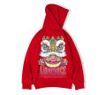 Sweater Hoodie LION DANCE V2 Jumper Pria Wanita Bahan Fleece Tebal Ukuran S M L XL XXL XXXL. 