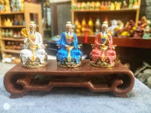 combo bộ tượng Tam Thanh bằng đồng nguyên chất mini 5cm  sắc nét.