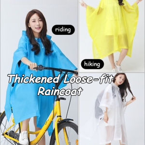 Outdoor Loose Raincoats Disaster Prevention Rescue Waterproof Hooded Poncho Thickened Reusable