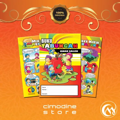 Paket 10 Buku Tabungan 2 | Tab Anak Saleh/Santri/Siswa | 20 Hal 10.5x16 Cm | Cahaya Ilmu Bandung
