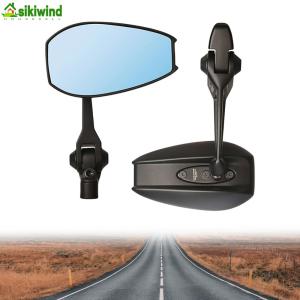 2Pcs Motorcycle Side Mirror Anti-Glare HandleBar Side View Mirror Foldable Adjustable Rearview Mirror for Bicycle Motorbikes
