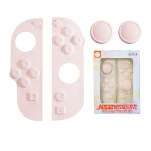 NEXTYOO Silicone Bàn phím điều khiển Chống bụi Chống trơn trượt Nắp  cần điều khiển  Thay thế Vỏ cần điều khiển Cho Nintendo Switch 2 Joy-Con Phụ kiện