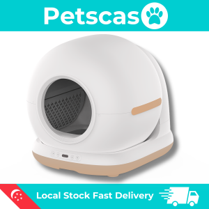 Petscaso Smart Cat Litter Box App Control & Camera | Auto-Cleaning Odor Control Toilet Schedule Monitoring