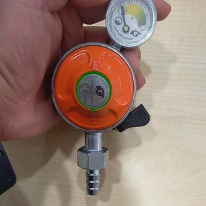 IGT Gas Regulator With GAUGE& SAFETY LOCK A-120 ISP NEW MODEL!!.(THIS IS NEW MODEL WITH EFV SYSTEM- excess flow valve)