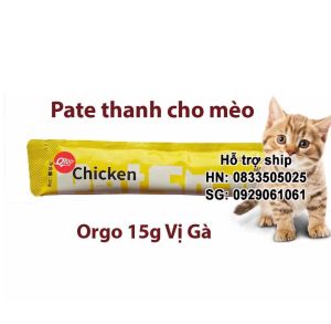 Pate cho mèo (thanh orgo 15g)