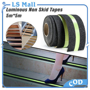 Anti Slip Grip Tape 5CM*5M High Traction Grit Stairs Tape for Outdoor Indoor Stairs Glow in The Dark