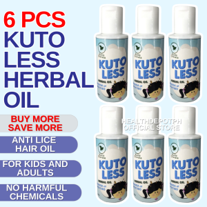 Buy 6 SAVE MORE Diwata Kuto Less Herbal Oil For Kids and Adults Natural and Oranic Anti Lice Hair Oil Tanggal Kuto