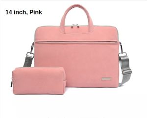 Women PU Leather Laptop Bag Notebook Sleeve Bag 14 15.6 inch for Acer ASUS Dell Huawei Matebook Men Briefcase Shoulder Bag