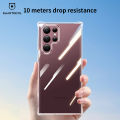 SmartDevil Transparent Phone Case for Samsung Galaxy S23 Ultra Case Samsung Galaxy S24 Ultra S24+ Case S23 S23+ S22 Ultra Case Samsung Galaxy S22 Samsung S21 Ultra Case S10 Plus Case Anti-Fingerprint Clear All-Inclusive Mobile Phone Casing. 