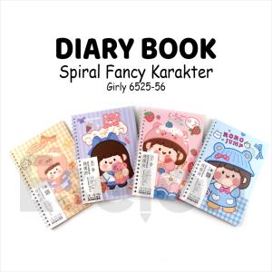 Diary Spiral A5 Karakter /  Note book A5 Spiral 42 LEMBAR