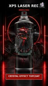 CRYSTAL LASER RED / XP5 LASER RED CRYSTAL EFFECT SPRAY PAINT / AIKKA / MOTOR-COLOS / 400ML