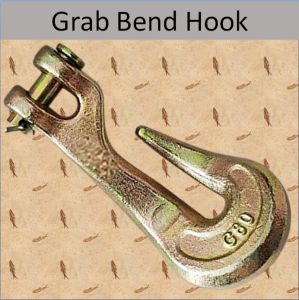 MGTY Machinery Grab Bend Hook 2-5.3 Tons Eye Grab Hook Chain Shortening Hook Rigging Hook G80 Alloy Steel