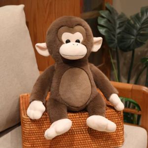 DXSFV Realistice Plush Monkey Doll Simulation Stuffed Doll Monkey Plush Toy Animals Appease Doll Cartoon Orangutan Plush Doll Room Decor