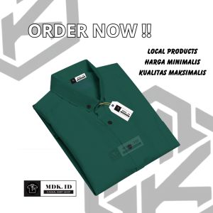 kemeja polos pria lengan panjang polos warna mustard slimfit casual hem pria panjang formal katun