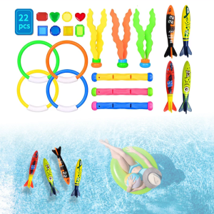 Underwater Pool Toy Training Pool Diving Swim Toy Dive Toy Gift Set Kids Pool Toy for Water Toy Adults Fun Game