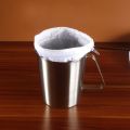 1Set Saringan Kain Kopi Kain Saringan Teh Kain Stainless Steel Cloth Filter Saringan Thai Tea 18.5cm. 