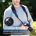 JJC Adjustable Camera Shoulder Neck Strap for Sony 7 A7S A7R Mark II III Fujifilm X-T3 X-T2 X-Pro2 X-Pro1 Nikon Z8,Quick Release Design. 