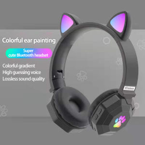 Elewings [C O D] Tai Nghe Tai Mèo Mới Nhất Tai Nghe Bluetooth Không Dây Tai Mèo Dễ Thương Phát Sáng Tai Nghe Chơi Game Thể Thao Âm Nhạc