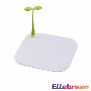 Floor Drain Deodorant Cover Thick Silicone pad Bathroom Deodorant anti-Insect Bean Sprouts Shape
