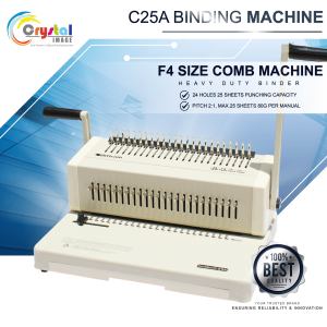 Officom C25A Heavy Duty F4 Size Comb Binding Machine Long & Legal Heavy Duty Binder Schoolsupplies
