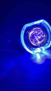 Projie Ala Ala Biled Lampu Projie Biled Cr7 Angel Eyes + Devil LED Putih Kuning