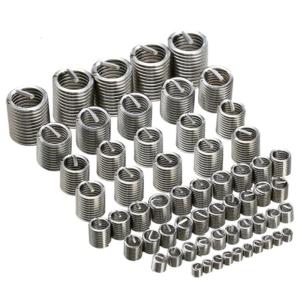 60pcs Steel Wire Thread Inserts Mechanical Engineering Thread Solution for Enhances Thread Strength & Easy Installation