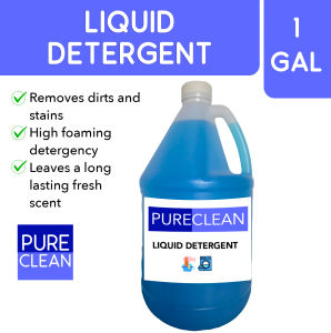 PURECLEAN Liquid Detergent Hand Machine Washing 1 gallon - MILD FRESH SCENT Antibacterial USED IN LAUNDRY SHOPS
