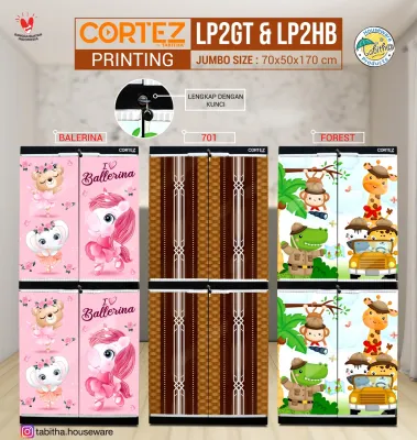 JUMBO - LEMARI PAKAIAN PLASTIK GANTUNGAN RAK TABITHA CORTEZ LEMARI GANTUNG