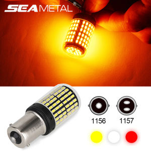 1 Bóng Đèn Xe Hơi 21W 3014 144smd LED CANBUS Lỗi Miễn Phí BA15S 1156 Ba15d 1157 Đèn Báo Rẽ