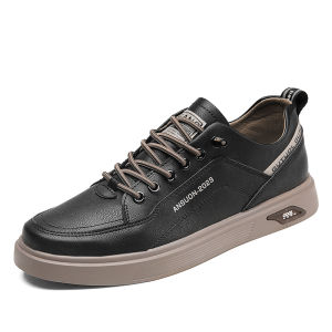 Techdoo Sepatu Sneakers Pria Olahraga Sepatu Fashion  Sporty Sepatu Casual Santai PU Leather MC429