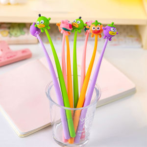 Cartoon Weird Silicone Gel Pen Cute Soft Gel Shake Pen Exam Signature Brush Pen
