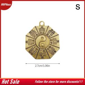 【COD】🔥🔥🔥 Taoism Bagua Diagrams Pendant Chinese Amulet Yin Yang Divination Charms DIY Making Waist Keychain Jewelry Accessory