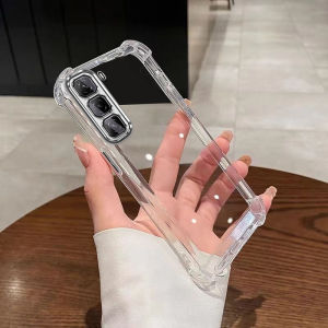 เคสสำหรับศัพท์ Infinix Hot 50 Pro Plus 5G HOT 50 5G เคสศัพท์แบบนุ่มซิลิโคนกันกระแทก ดีไซน์ใหม่สวยงามใส พร้อมฟิล์มนุ่ม 9D SJMBSWX02