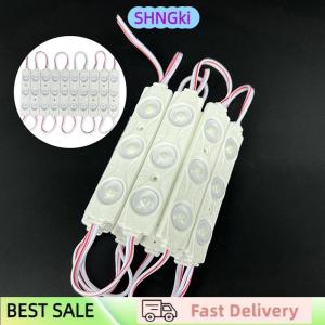 SHNGki 20pcs DC12V SMD 3 LED Module Injection Waterproof IP67 Decorative 2835 Hard Strip Bar Light Lamp White Red Green Blue