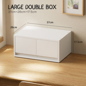 SG STOCK Stackable Storage Drawer Box/Desktop Organizer Drawer Storage Cabinet/Dust-proof Style Home Organiser Plastic Container